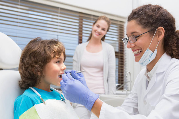 pediatric dental emergency (2) mother and child at the dentist after a Pediatric Dental Emergency